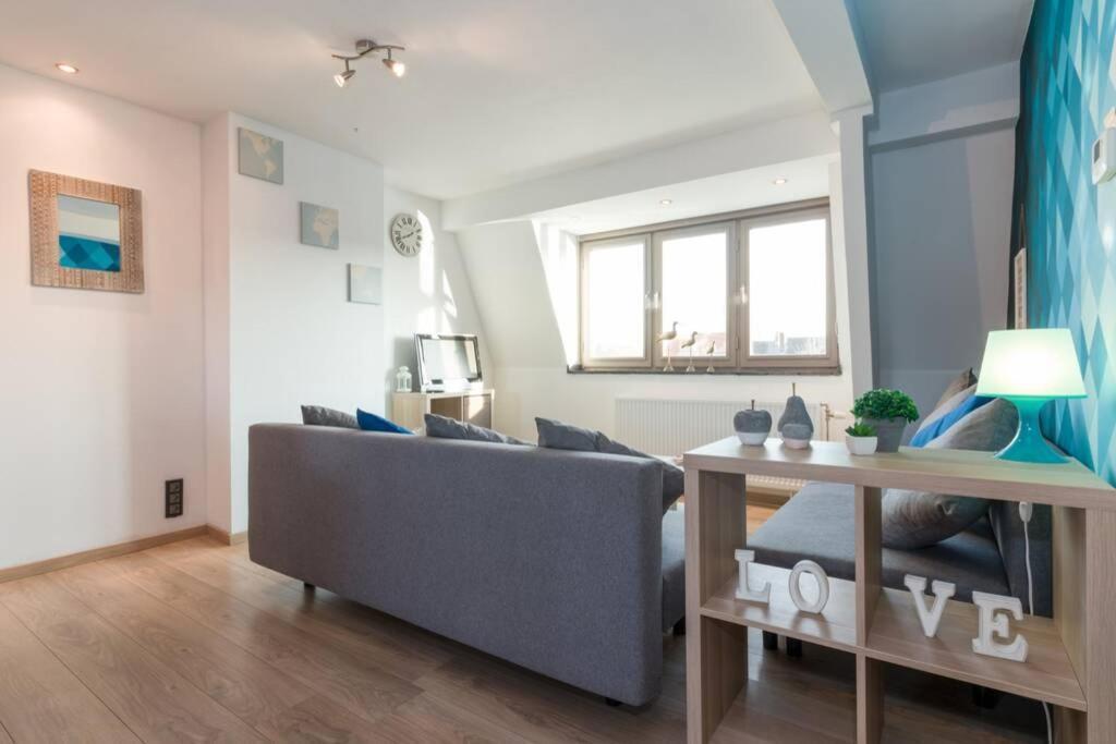 Duplex Appertement Met Zicht Damse Vaart @ Brugge Apartment ภายนอก รูปภาพ